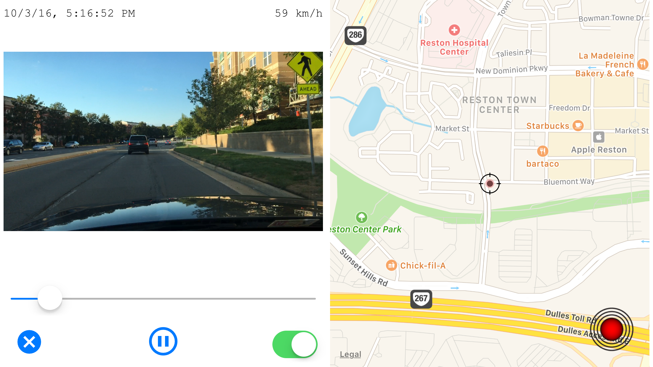 Dynamic playback with Map and Info