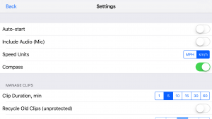 CamCarDer Settings