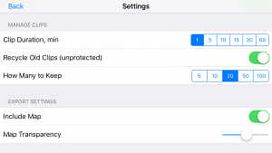 Settings (more)