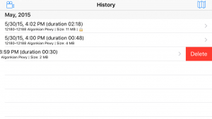 History list