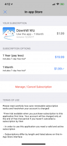 View for licensed app