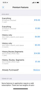Premium-Features in-app-store